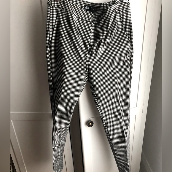 Black and white Gingham Trousers - Picture 1 of 4
